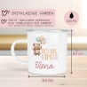 Schulkind 2024 Emaille Tasse, personalisiertes Einschulungsgeschenk, personalisierte Tasse für Jungen und Mädchen Schulanfang