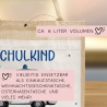 Polizeiwagen Schulkind Tasche Wunschnamen | 100% Jute | Streifenwagen Polizei | Geschenk Einschulung | Schultüte personalisiert | Schule