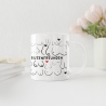Busenfreundin Tasse Kaffeetasse Teetasse in weiß | Für die beste Freundin - BFF - Muttertag Geschenk - liebste Freundin - mit Namen - 330ml