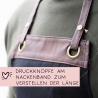 Grillschürze personalisiert Lizenz zum Grillen für Männer mit Name & Kunstleder zum Geburtstag - Weihnachten Baumwollschürze, Küchenschürze