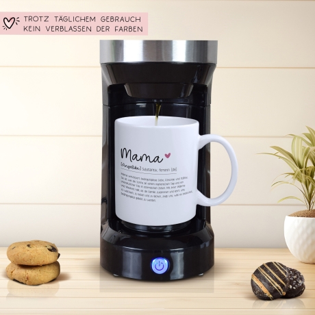 Tasse MAMA | Mutter | Definition | Muttertag | Geschenk | Spruch | Kaffeetasse | Geburtstag | Dankeschön | Duden | Bedanken | Wörterbuch
