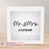 Mr und Mrs. Spardose Hochzeit personalisiert Datum & Name Brautpaar Bräutigam Braut Geldgeschenk Sparschwein Hochzeitsgeschenk Geld