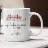 Personalisierte Tasse - Danke für Alles! Hebamme mit Herz Geschenkidee mit Wunschtext - Geschenk für Hebamme Dankeschön - Schwangerschaft