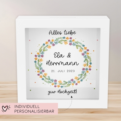 Hochzeit Spardose - Spardose Hochzeit - Spardose zur Hochzeit - Spardose für Hochzeit - Sparschwein Hochzeit - Sparschwein zur Hochzeit