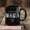 Personalisierte Foto Tasse Mama personalisiert zum Muttertag Weihnachten - Fototasse mit eigenen Bildern selbst gestalten - Geschenk - 325ml