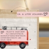 Feuerwehrwagen Pocket Tasche Wunschnamen | 100% Jute | Feuerwehrauto Löschfahrzeug | Geschenk zum Geburtstag, Nikolaus, Weihnachten Ostern