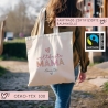 Weltbeste Mama Tasche Stoffbeutel - mit Wunschname - Einkaufstasche - Geschenkidee für deine Mutter zum Geburtstag Muttertag Personalisiert