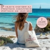 Weltbeste Bonus Mama Tasche Stoffbeutel - mit Wunschname - Einkaufstasche - Bonusmama Mutterliebe Geschenkidee Muttertag - Personalisiert