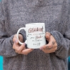 Bonusmama Muttertag personalisiert – Motiv: Glück ist eine BONUSMAMA wie dich zu haben - Geschenk zum Geburtstag, Ostern, Weihnachten