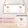 Ballerina Kindertasse Schulanfang  Schulkind 2024 Fee Name Emaille Tasse Kind Kindergeschirr personalisiert Kinder Geschenk