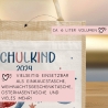 Schulkind 2024 Tasche, Rakete Weltraum Schultasche, Geschenk Einschulung, Schultüte, personalisierte Jutetasche, Einschulungsgeschenk