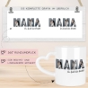 Tasse Muttertag Fototasse personalisiert zum Vatertag - Fototasse mit eigenen Bildern selbst gestalten - Beste Mama, Mutter, Geschenk