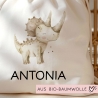 Personalisierter Turnbeutel Dinosaurier Dino Styracosaurus mit Wunschnamen |Rucksack Schule, Kindergarten, KITA, Wäschebeutel,Sportbeutel