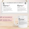Tasse MAMA | Mutter | Definition | Muttertag | Geschenk | Spruch | Kaffeetasse | Geburtstag | Dankeschön | Duden | Bedanken | Wörterbuch