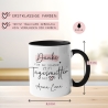 Tasse personalisiert Tagesmutter Danke für die Schöne Zeit Tagesmutter mit Herz - Geschenk zum Abschied, Kindergarten, Erzieherin