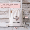 Hubschrauber Turnbeutel Rucksack mit Namen - GymBag als Wäschebeutel, Sportbeutel Kinderbeutel für Schule, Kindergarten, Kita.Personalisiert