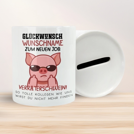 Personalisierte Spardose Neuer Job - Abschiedsgeschenk - Arbeitskollegen - Arbeitskollegin - So tolle Kollegen wie uns wirst du nicht finden
