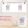 Bauherrin Tasse 2024 Name, Richtfest Geschenk, Becher Geschenke zum Richtfest, Geschenkideen zum Hausbau Einweihung Hausbauer - 330ml