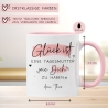 Handgefertigte Personalisierte Tasse mit Wunschnamen – Glück ist eine TAGESMUTTER wie dich zu haben - Geschenk zu Ostern, Weihnachten - Name