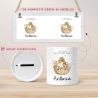 Arche Noah Spardose mit Name Taufgeschenk Spardose Kind Geldgeschenk Taufe Geschenke Babygeschenke Baby personalisiert Geburt Geschenke