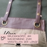 King of the Grill Grillschürze personalisiert für Männer mit Name & Kunstleder zum Geburtstag - Weihnachten Baumwollschürze, Küchenschürze
