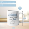 Personalisierte Tasse Glück ist, einen Opa wie dich zu haben. Ideales Geschenk zum Geburtstag, zu Ostern, Weihnachten , für den Großvater.