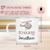 Hubschrauber Kindertasse Schulkind Name Emaille Tasse Kind Kindergeschirr personalisiert Kinder Geschenk Schulanfang Geburtstagsgeschenk