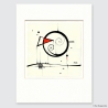 Kunstdruck, grafisch-studio: abstrakt oder „Dreieck im Kreis“