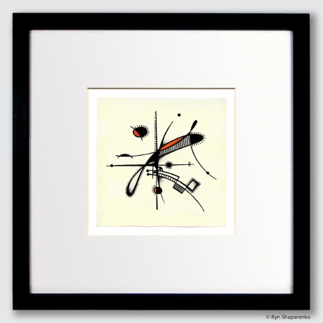 Kunstdruck von grafisch-studio: abstrakt oder eine Libelle?