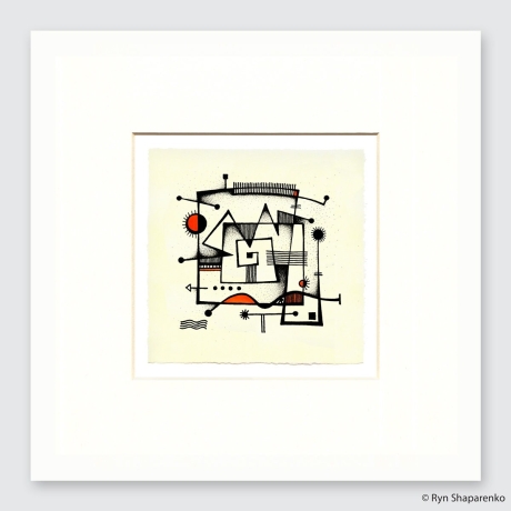 Kunstdruck von grafisch-studio: abstrakt oder ein Labyrinth?