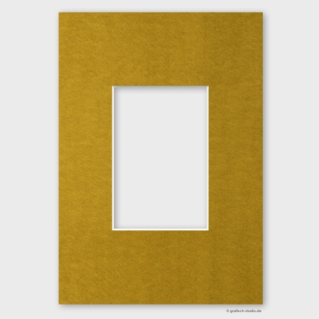 5-Pack Passepartouts 30x21 cm, altgold, für Fotos 15x10 cm
