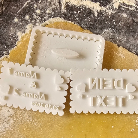 Keksausstecher Set mit Stempel - Ideal für Teig, Fondant, Marzipan, Modeliermasse - Vielseitige Backwerkzeuge
