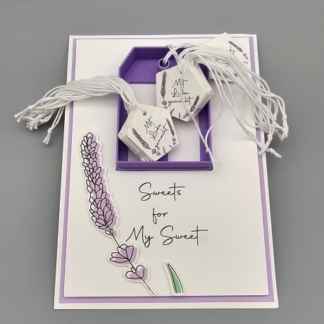 Keksausstecher-Set im Lavendel-Teebeutel-Design mit 20 Anhängern