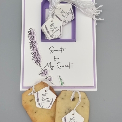 Keksausstecher-Set im Lavendel-Teebeutel-Design mit 20 Anhängern