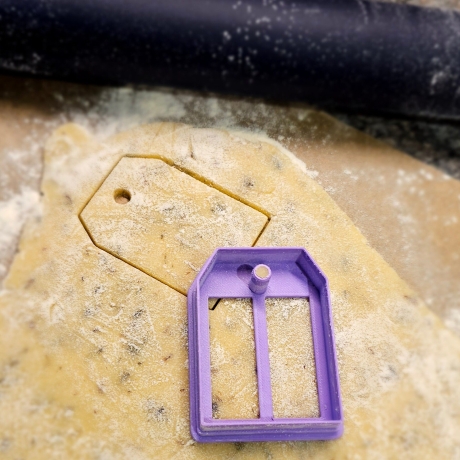 Keksausstecher-Set im Lavendel-Teebeutel-Design mit 20 Anhängern
