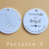 Mr & Mrs 3D Bild zur Hochzeit – personalisiertes Geldgeschenk auf Acrylscheibe (ohne Rahmen)