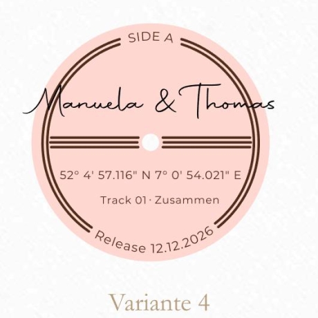 Digitales Schallplatten Poster personalisiert | Download | A4 A3