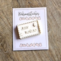 Keksausstecher Set mit Stempel - Ideal für Teig, Fondant, Marzipan, Modeliermasse - Vielseitige Backwerkzeuge