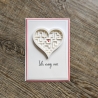 Handgemachte Karte, Herzlabyrinth, Personalisierbar, Einzigartiges Design, Geschenkidee, Jubiläum, Geburtstag, Hochzeit, Grußkarte, Liebe