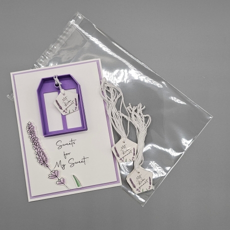 Keksausstecher-Set im Lavendel-Teebeutel-Design mit 20 Anhängern