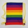 Regenbogen Gymbag | LGBTQ Sporttasche Pride bunter Turnbeutel