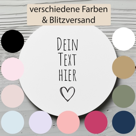 Personalisierte Aufkleber, Sticker, Name, Wunschtext und Motiv, 4 cm rund, wasserfest, handgemacht, Geschenk personalisiert, Geschenke