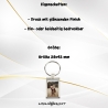 Personalisierter Schlüsselanhänger Metall, personalisierbar, individuell gestaltbar, einseitig oder beidseitig bedruckbar mit Foto, Geschenk