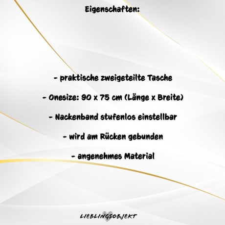 Personalisierte Schürze mit Name | Liebe & eine Prise Chaos!