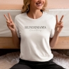 Personalisiertes Hunde Mama T-Shirt, Bio Baumwolle, Dog Mom T-Shirt, Hundeliebhaber, Hundemama, Geschenk für Hundebesitzer, Geschenkidee
