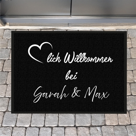 Fußmatte, Fußmatte personalisiert, Familienname, Willkommen