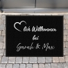 Fußmatte, Fußmatte personalisiert, Familienname, Willkommen