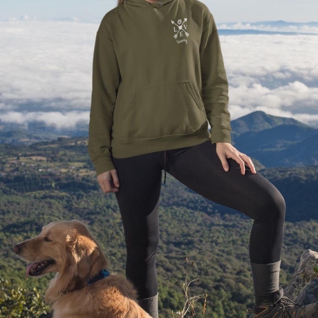 Personalisierter Hoodie Hunde Mama dog mom Name der Hunde Geschenkidee Muttertag Pullover Hunde  Damen Geburtstagsgeschenk hundemensch