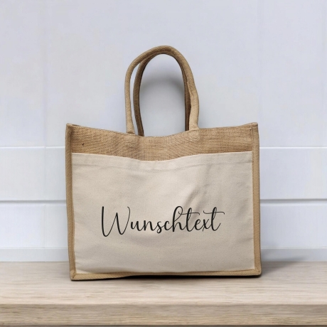 Personalisierte Jutetasche, dein Wunschtext, dein Design, Shopper, Geschenke Frau, Geburtstag, Geschenkidee, Einkaufstasche, Geschenk Mama,