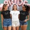 JGA T-Shirt personalisiert mit Name, personalisiertes JGA Shirt, Braut T-Shirt, Trauzeugin T-Shirt, Junggesellinnenabschied, Bio Baumwolle